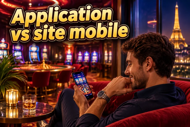 Application vs site mobile